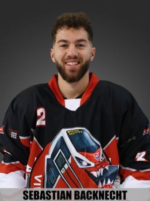 ice hockey forward portrait helmet