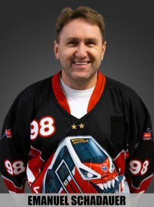 ice hockey forward portrait helmet